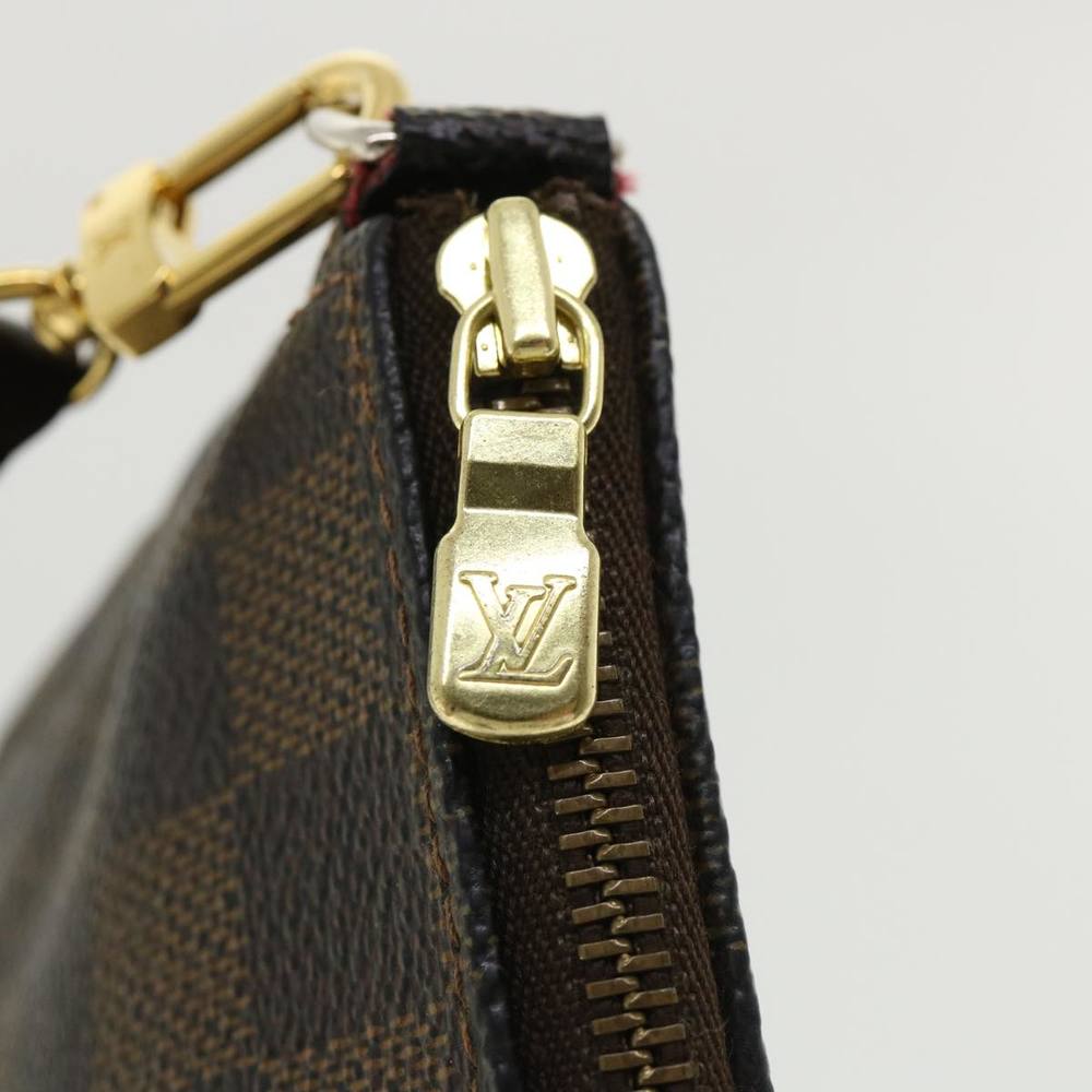 LOUIS VUITTON Damier Ebene Pochette Accessoires Pouch N41206 LV Auth jk832 - Picture 10 of 16